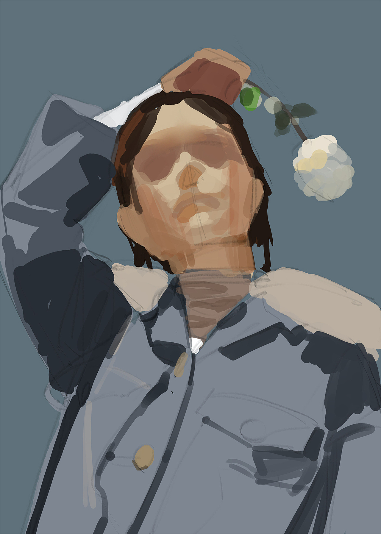 肖老师,你是我觉得画头像当中最执着的人了