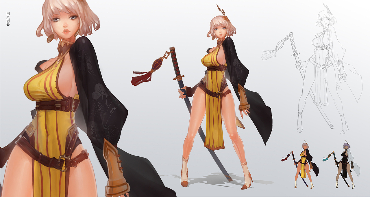 游戏原画简历作品