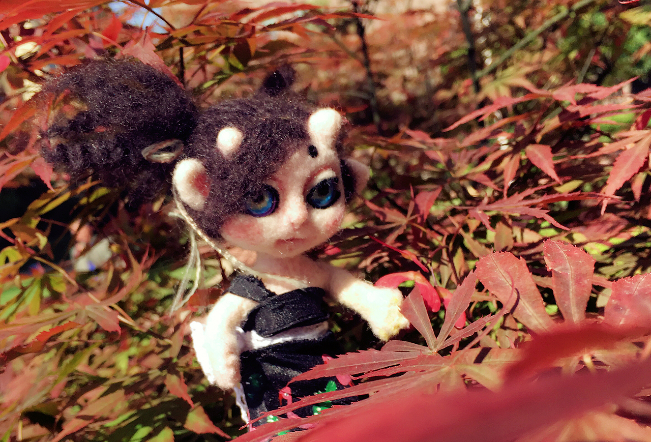 我的第一个毛毡娃 小魔怪 感觉自己像个造物者（图ZNzg2MTQyNDQ=） - 手办/模玩 - 站酷设计师w鲨_210原创素材 - 站酷ZCOOL