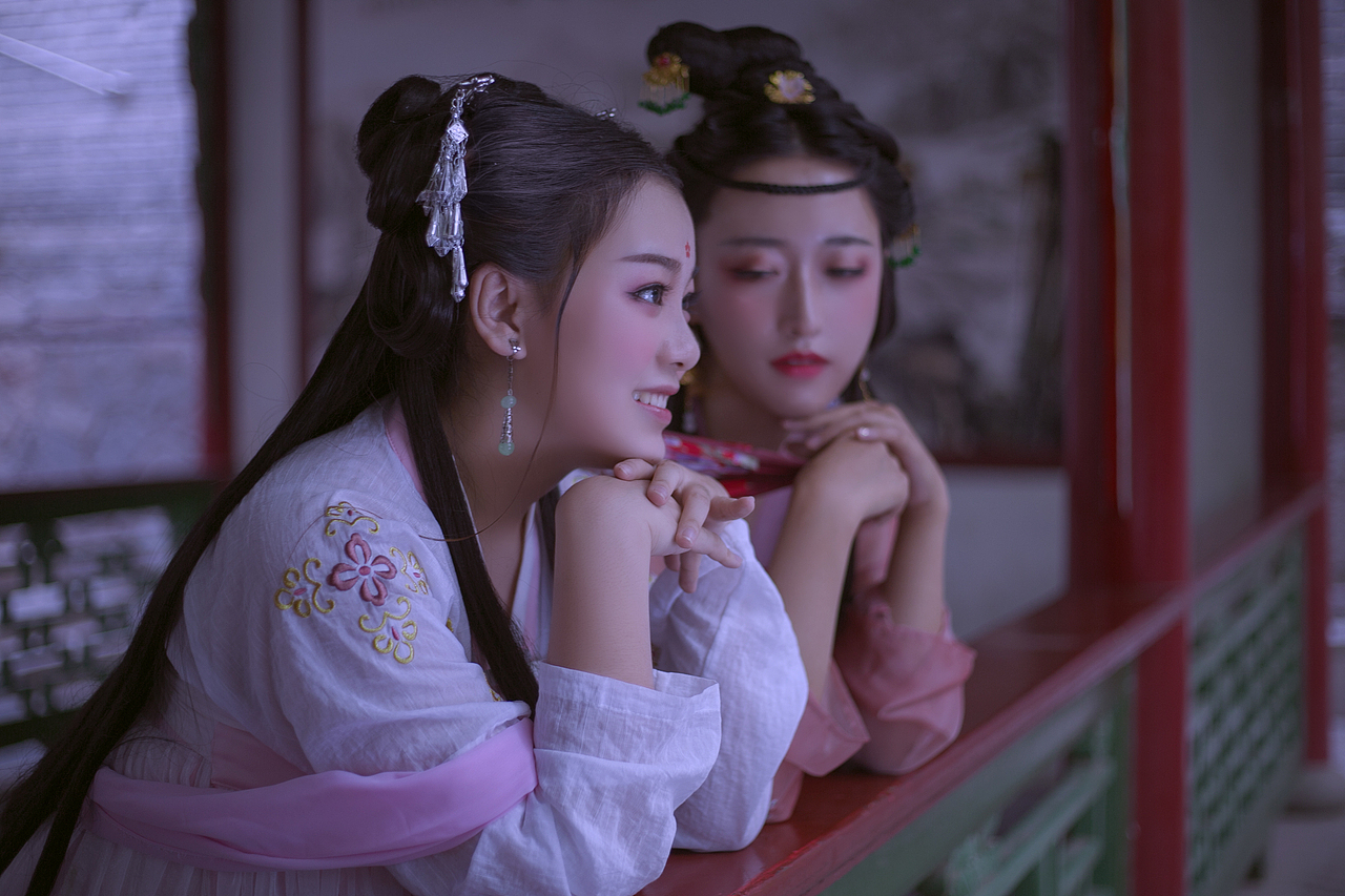 双姝并蒂（图ZMTQzNzQyNzY0） - 人像摄影 - 站酷设计师牛霖霖原创素材 - 站酷ZCOOL