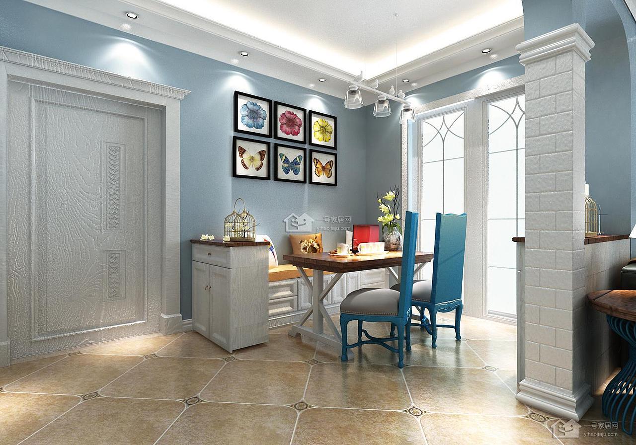 田园风格清新客厅装修效果图