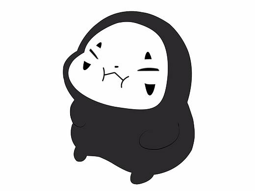 墨猪猪-无脸男（个人主页-ZMjQ1ODU1MzI=） - 艺术插画 - 站酷设计师墨猪猪原创素材 - 站酷ZCOOL