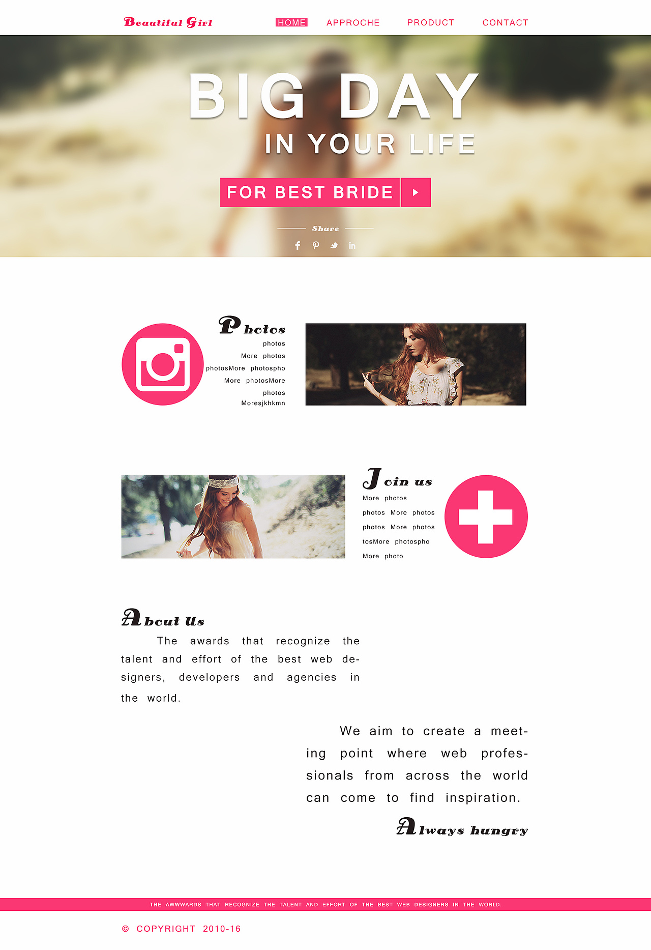 欧美风网页设计