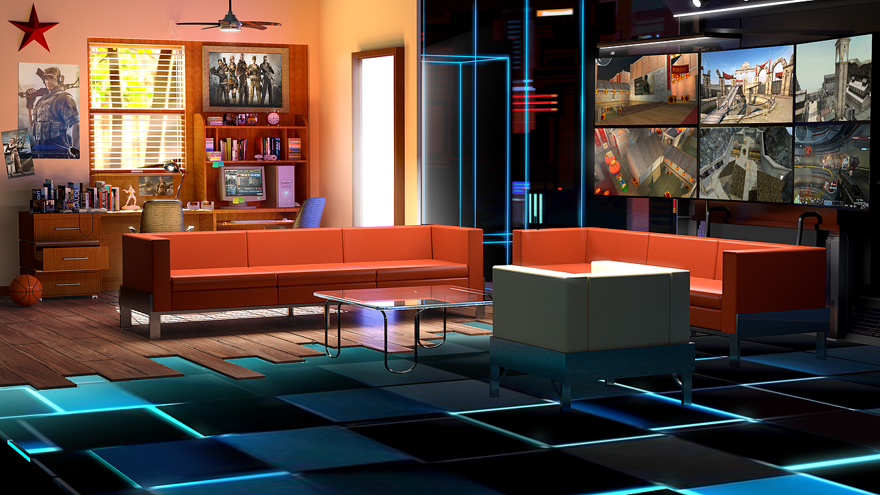 虚拟演播室场景设计