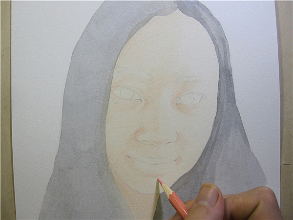 小葱小画--水溶性彩铅-加水（图ZMTE5MzgzNzY=） - 绘画 - 站酷设计师超超的青葱原创素材 - 站酷ZCOOL