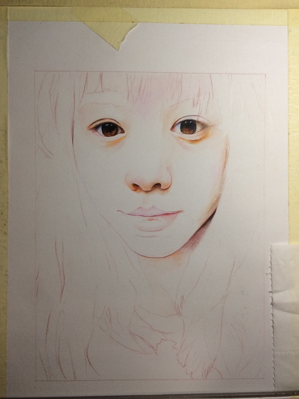 纸本彩铅 肖像定制（图ZNDM0ODcxMDQ=） - 绘画 - 站酷设计师路加水彩原创素材 - 站酷ZCOOL