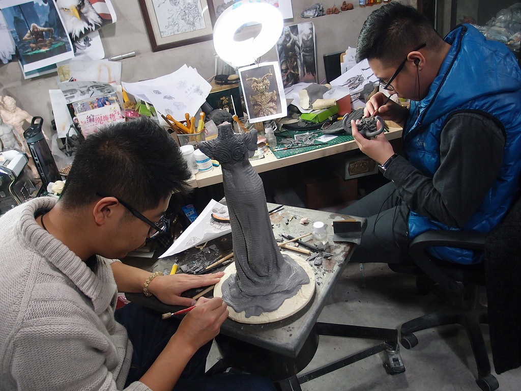 末那x寻龙诀丨《奥古公主》雕像手办及电影道具制作（含制作过程）（图ZMzkyMjA5MDA=） - 手办/模玩 - 站酷设计师末那工作室原创素材 - 站酷ZCOOL