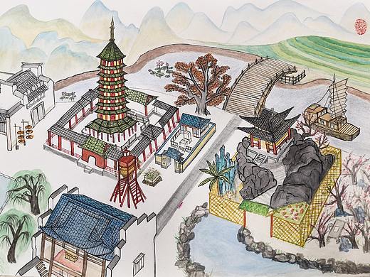 江南无所有，聊赠一枝春（个人主页-ZNTEwNDkwMTI=） - 绘画 - 站酷设计师其月Forest原创素材 - 站酷ZCOOL