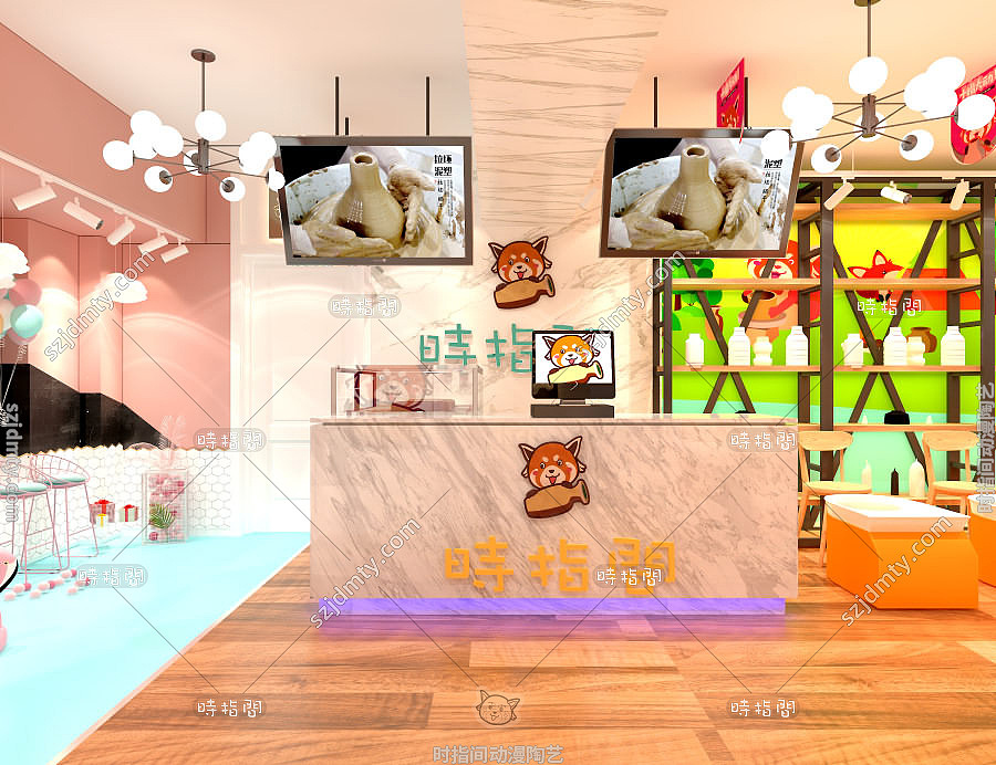 开陶艺店 时指间陶艺DIY 特色项目吸引力满满