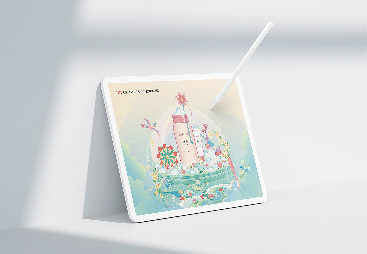 my CLARINS寻找天然好食肌--美肌随享餐