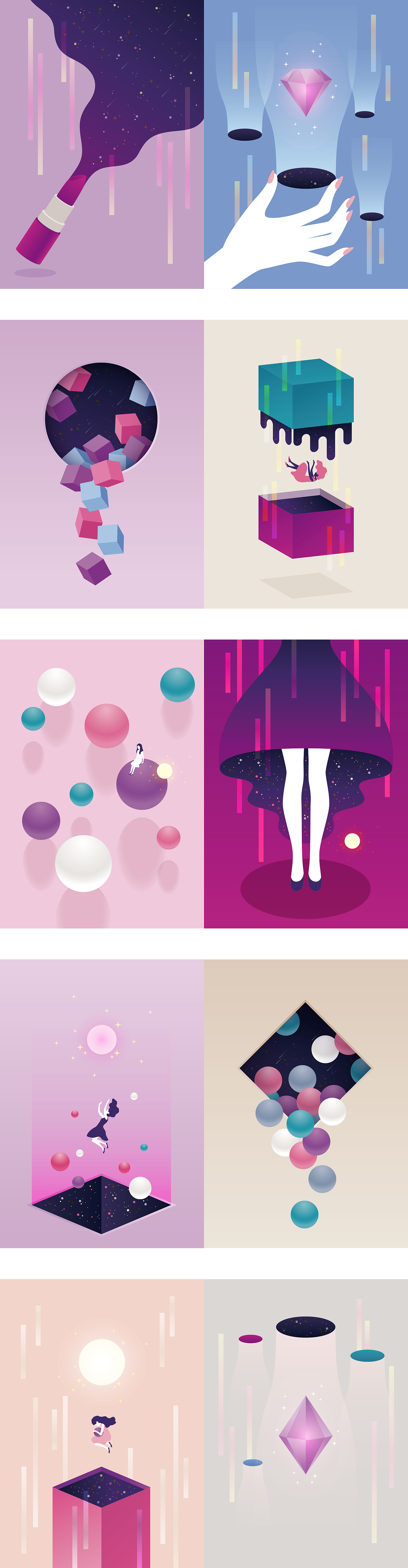 DREAMS AND VISION/梦想与愿景（图ZMTc5NzEyODE2） - 艺术插画 - 站酷设计师Galian原创素材 - 站酷ZCOOL