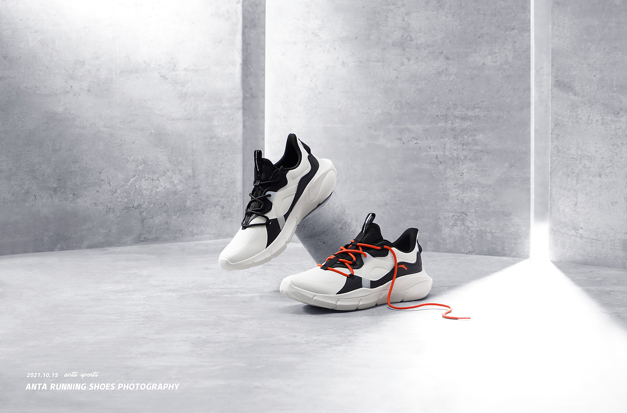 运动鞋产品摄影 安踏跑鞋场景拍摄