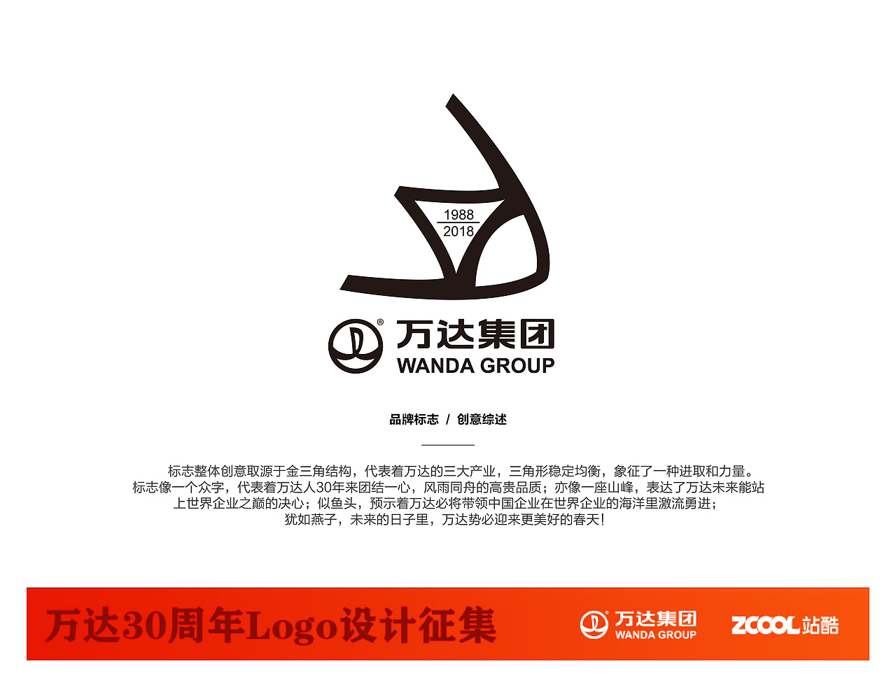 万达集团30周年logo（图ZNTEyNDExNjA=） - Logo - 站酷设计师一场阳光雨原创素材 - 站酷ZCOOL
