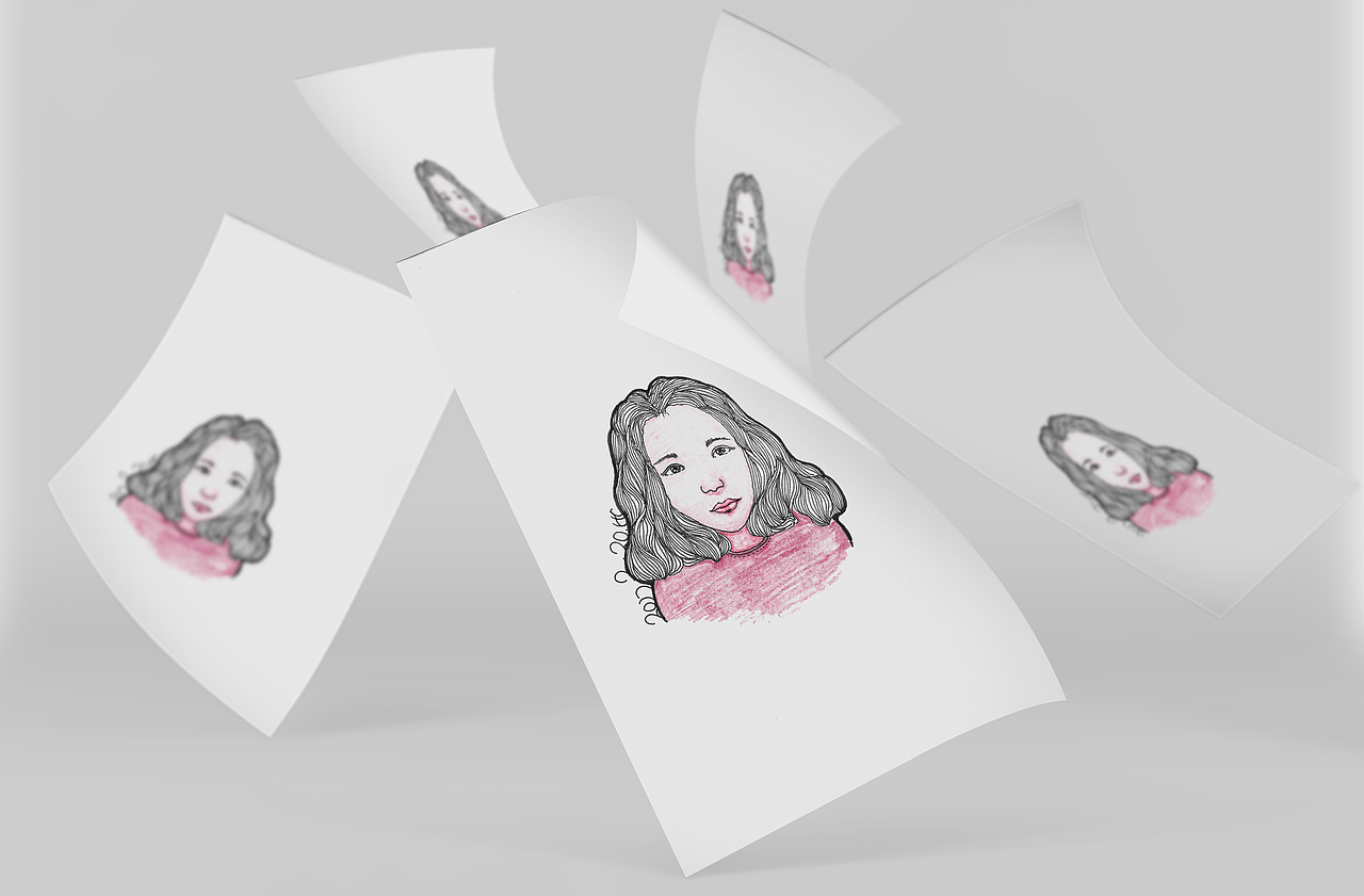 手绘人物插画练习