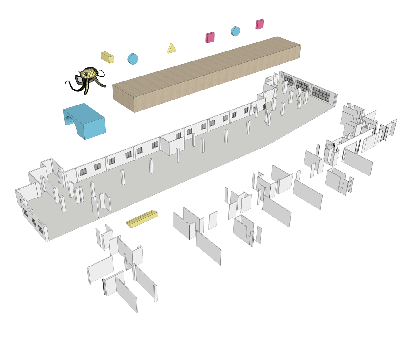 积木游戏丨莆田艾幼尔托育园（图ZMjIyMjYyNzU2） - 商业空间设计 - 站酷设计师XTENDERE新得建筑原创素材 - 站酷ZCOOL