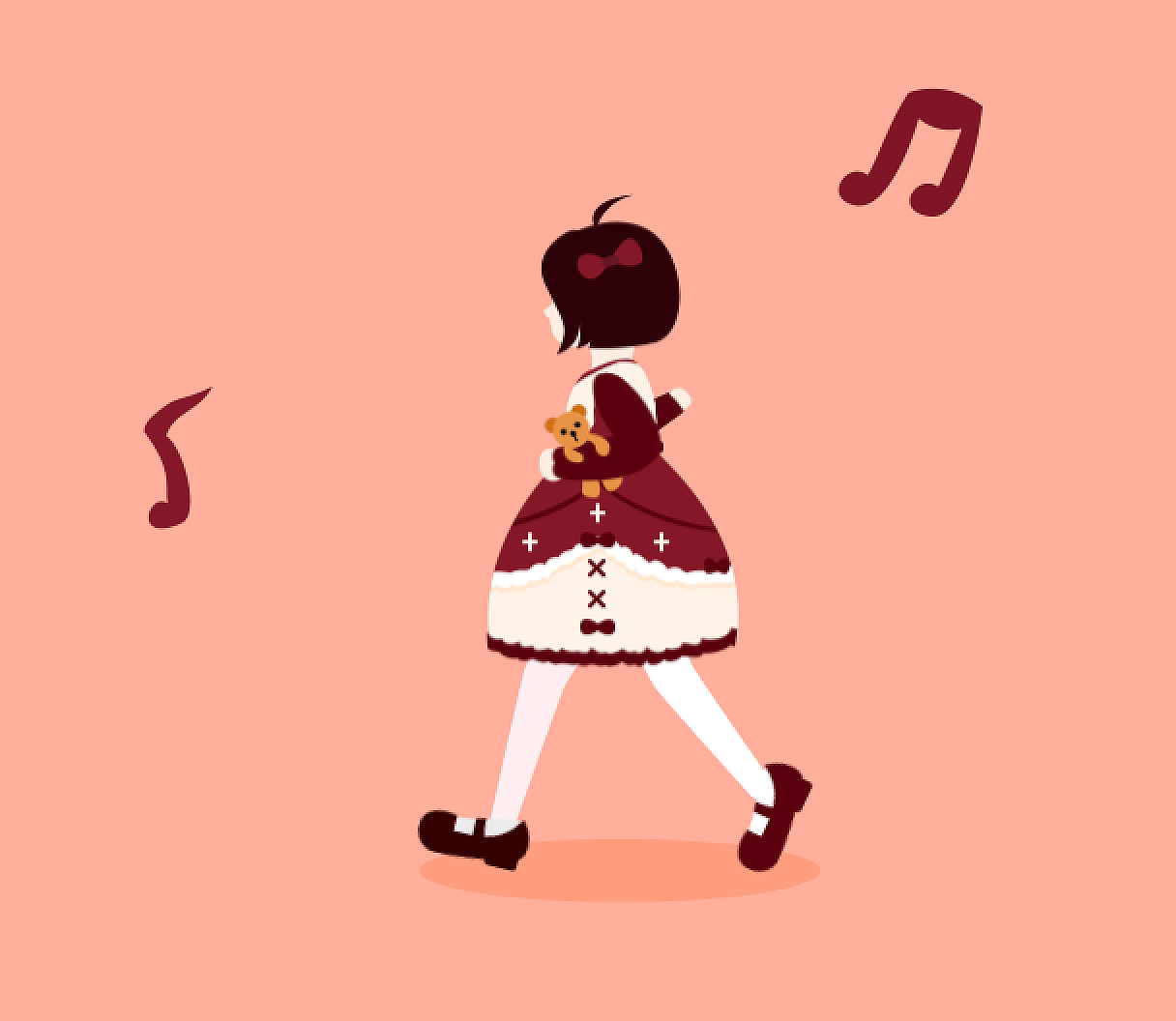 行走动画人物动物练习