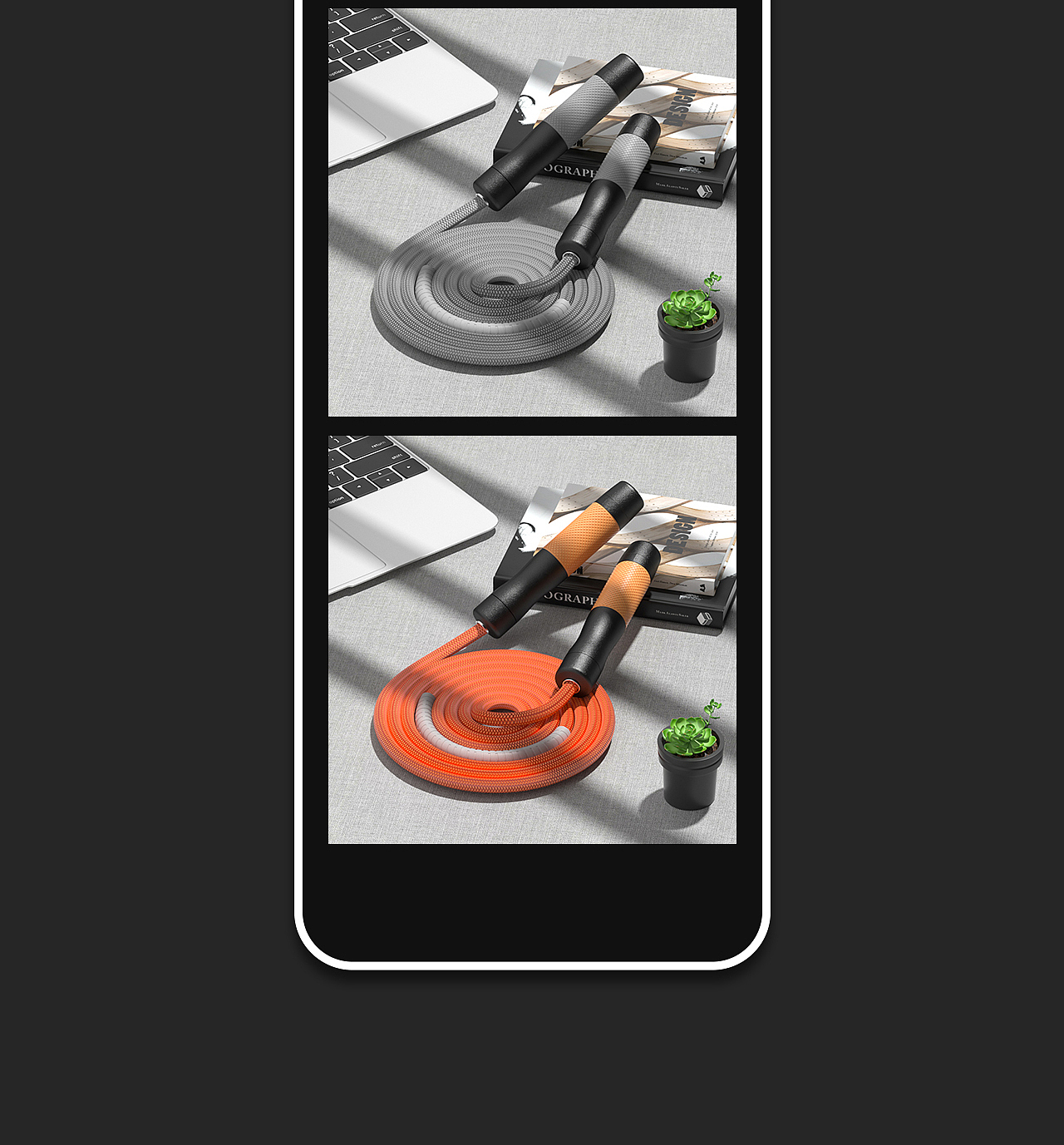 C4D跳绳详情页-建模渲染项目（图ZMjQ3NzAzMTEy） - 电商 - 站酷设计师电商设计师磊原创素材 - 站酷ZCOOL