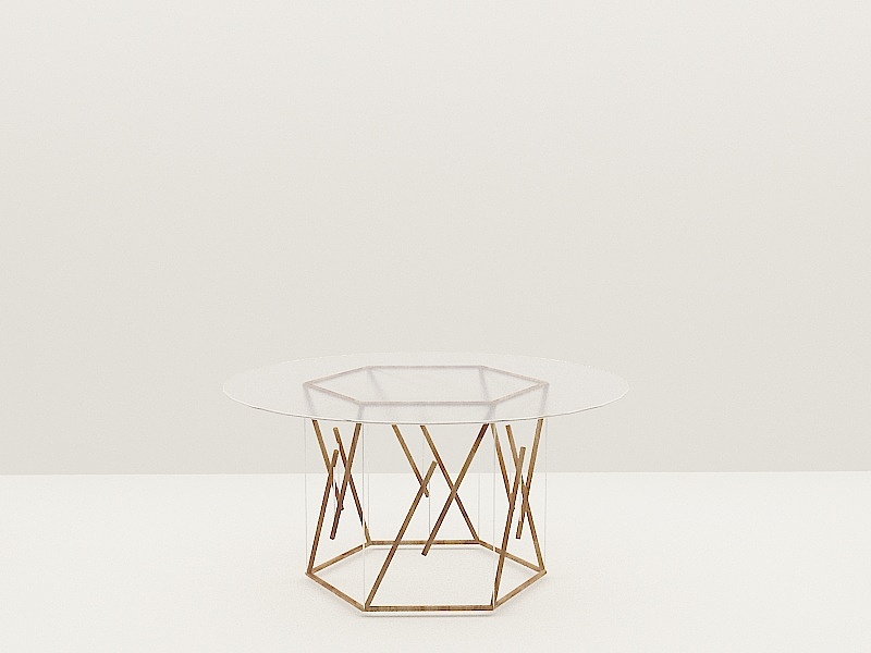 张拉式餐桌设计