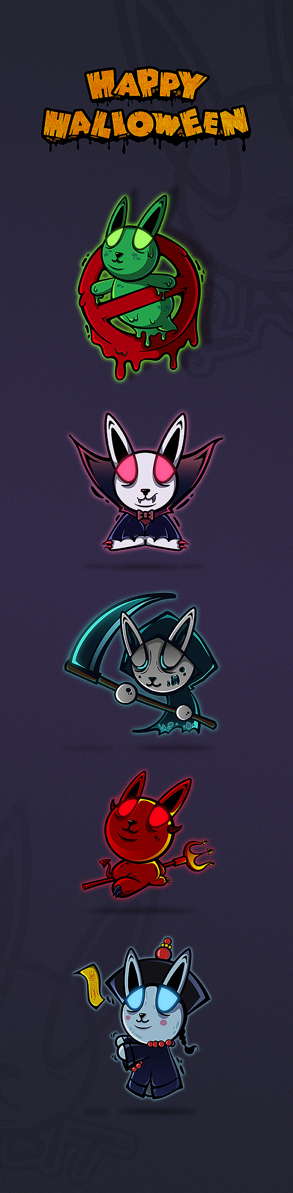 halloween（图ZNDUxOTMxNTY=） - 商业插画 - 站酷设计师毛毛和漆仔原创素材 - 站酷ZCOOL