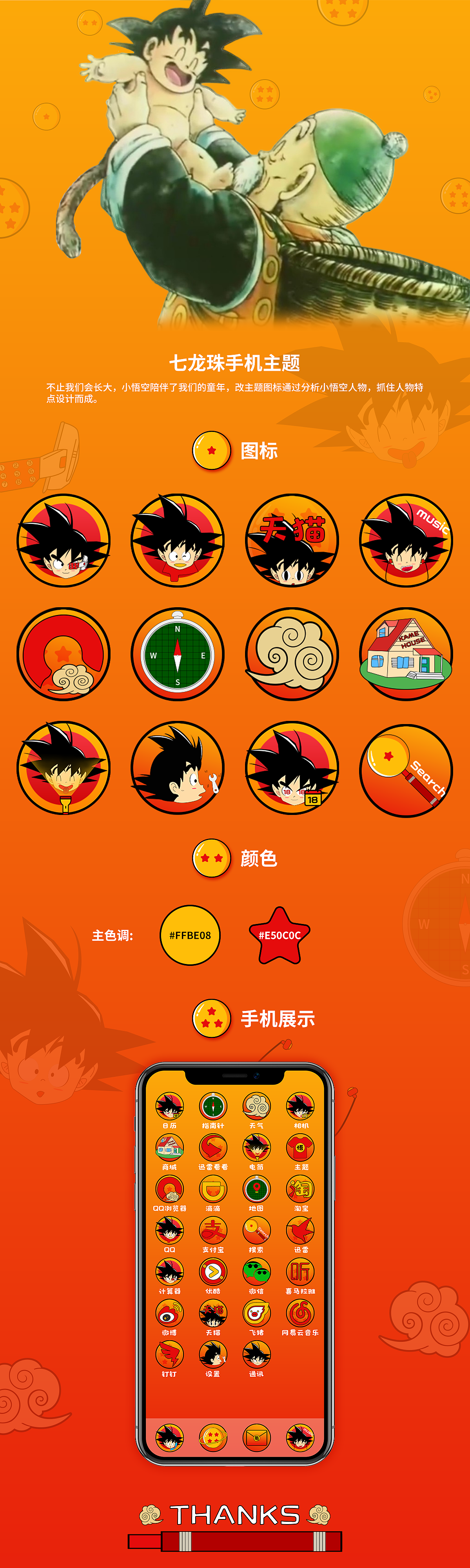 一套有趣的七龙珠icon