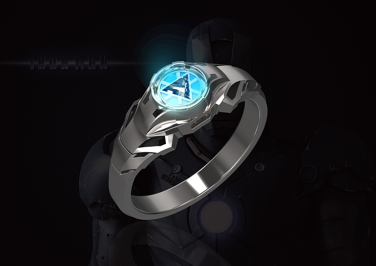 钢铁侠戒指丨原创设计|工业/产品|其他工业/产品|跟你泉哥学犀牛