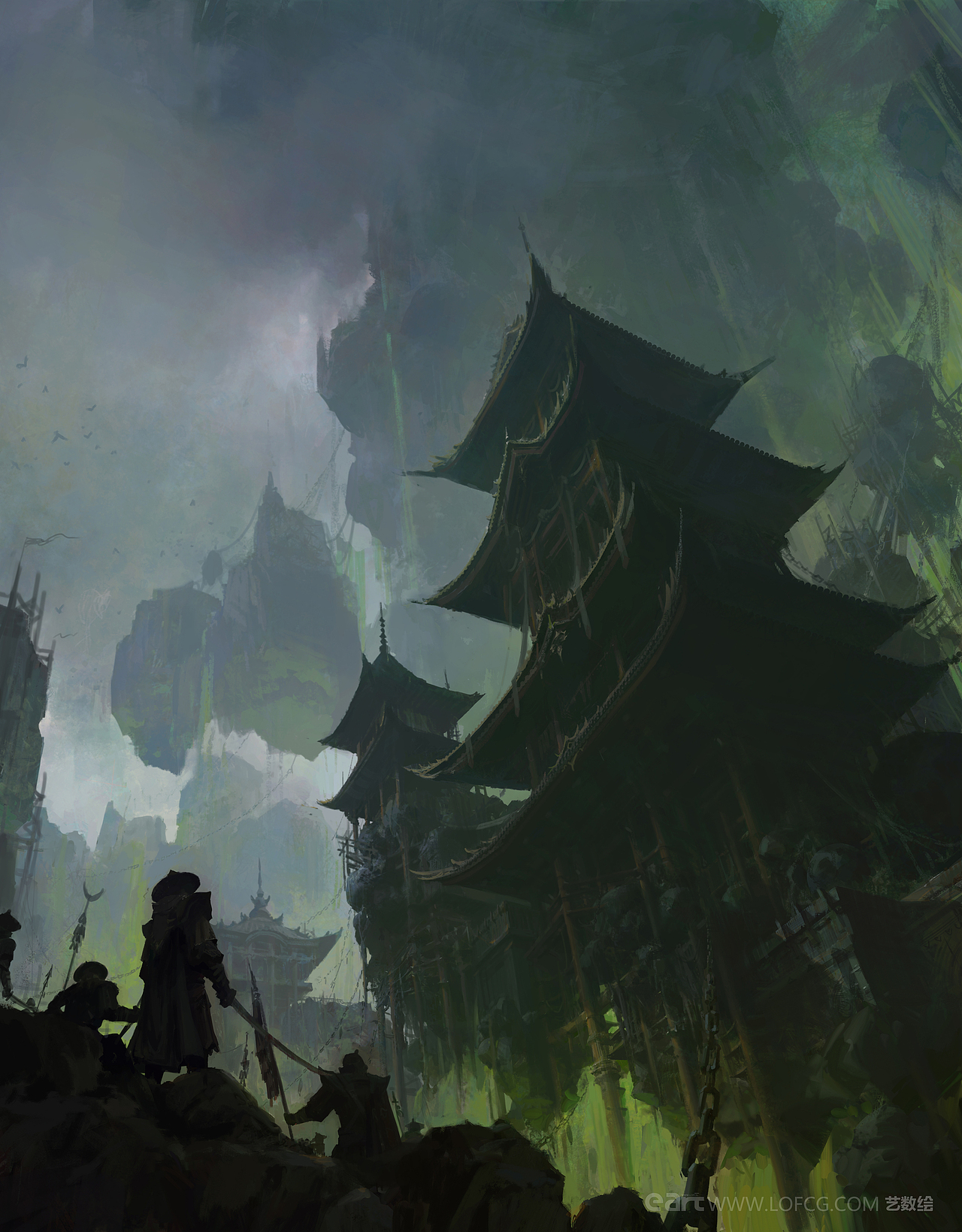 洛克猴（杜震）中国风建筑设计合集（图ZNzQ4NTYwMzY=） - 概念设定 - 站酷设计师艺数绘CG原创素材 - 站酷ZCOOL