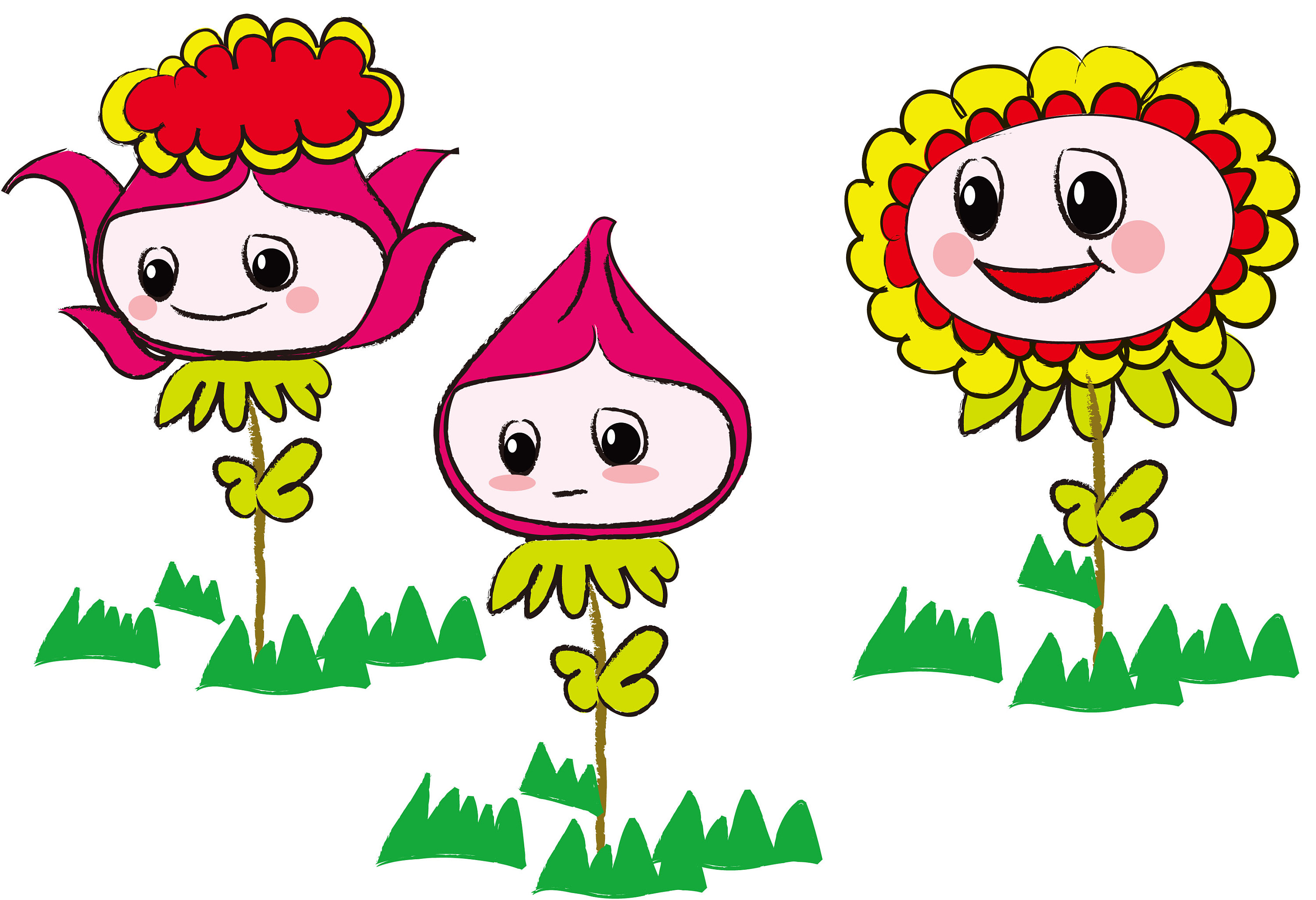 儿童涂色画植物图片 如何画向日葵（儿童绘画洗澡） - 有点网 - 好手艺