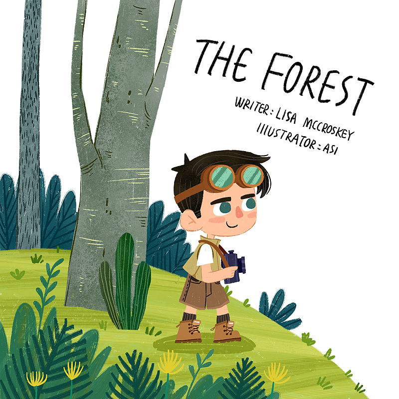 THE FOREST（图ZMTM2NDgzODU2） - 儿童插画 - 站酷设计师黄阿四Asi原创素材 - 站酷ZCOOL
