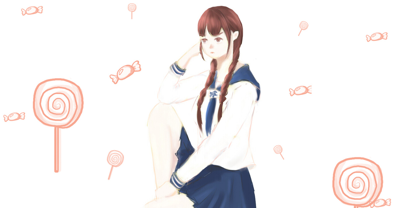 水手服|插画|创作习作|七月记忆 - 原创作品 - 站酷 (zcool)