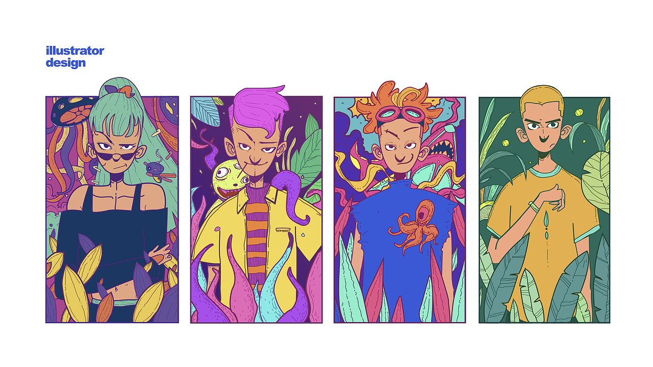 插畫-海報(bào)-字體設(shè)計(jì)（圖ZMTMyMDI3Nzg0） - 概念設(shè)定 - 站酷設(shè)計(jì)師慕煙h原創(chuàng)素材 - 站酷ZCOOL