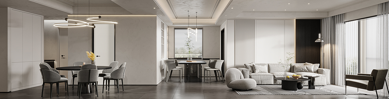 现代黑白灰（图ZMjY2ODEwMjUy） - 家装设计 - 站酷设计师Y_Day原创素材 - 站酷ZCOOL