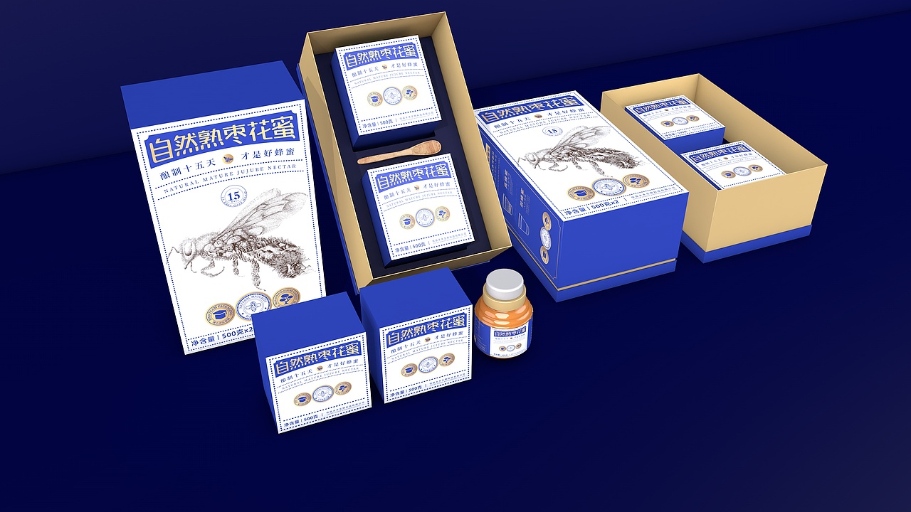 枣花花产品包装设计