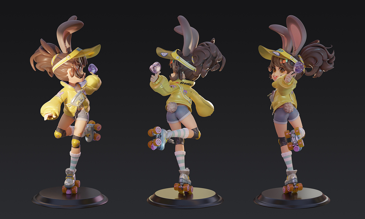 元気Bunny（圖ZMzMyMTkxNzQw） - 人物/生物 - 站酷設(shè)計師Jellytt原創(chuàng)素材 - 站酷ZCOOL