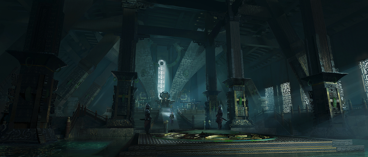 秦王宮大殿（圖ZMTYwMTYzNDEy） - 概念設定 - 站酷設計師娃哈哈我不喝原創(chuàng)素材 - 站酷ZCOOL