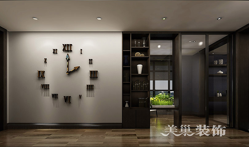 康城棕榈泉180平复式后现代装修案例——效果图