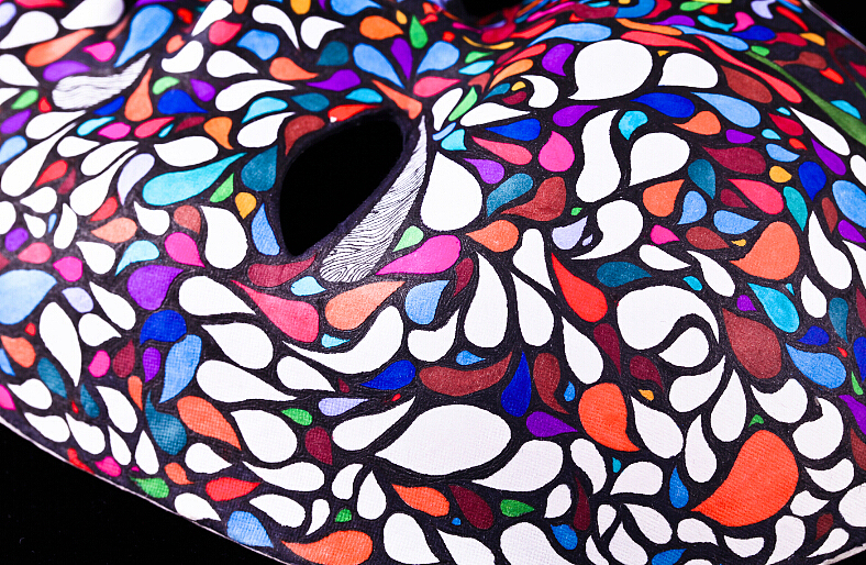 三又一木－桑飞挺 面具系列（图ZNjI3MzE5NDg=） - 新锐潮流插画 - 站酷设计师sangft原创素材 - 站酷ZCOOL