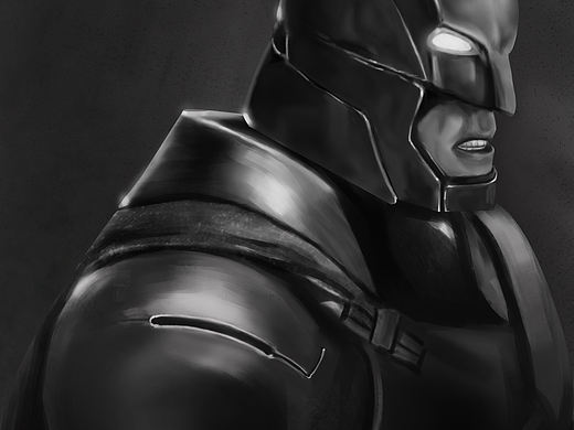 蝙蝠侠素描手绘