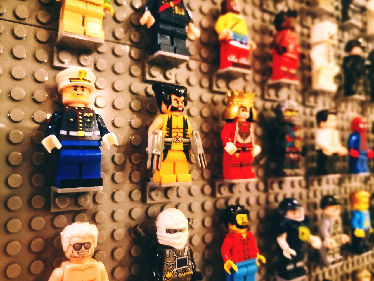 儿童房装饰,乐高墙