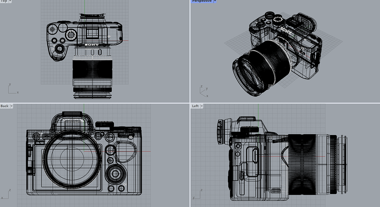 犀牛建模rhino+keyshot渲染索尼A7M4