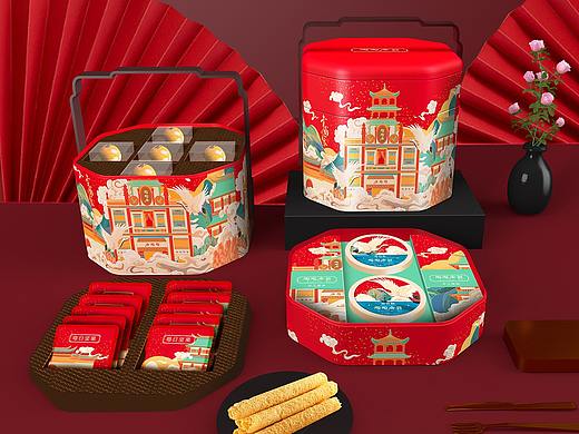 陶陶居礼盒包装设计