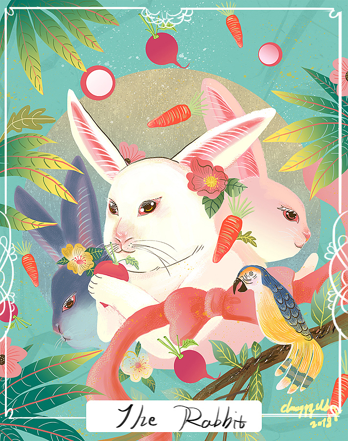 原创十二生肖插画