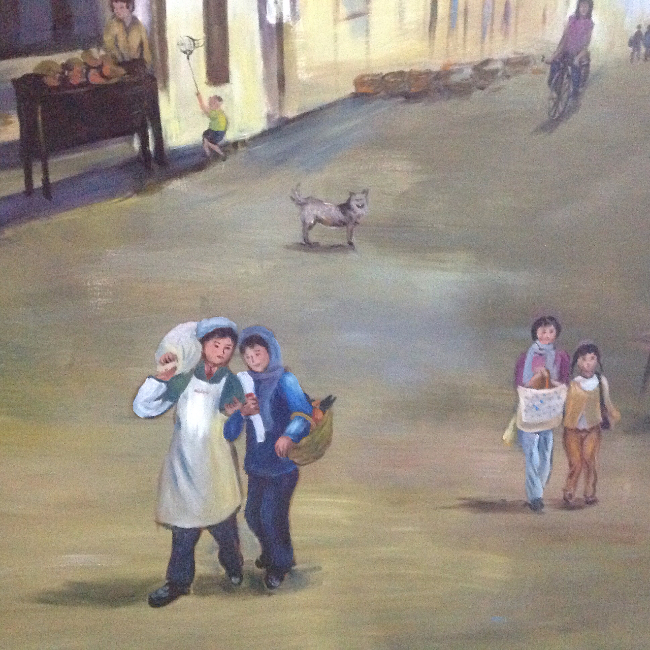 火锅店墙绘,餐饮墙绘,串串店墙绘,成都墙绘