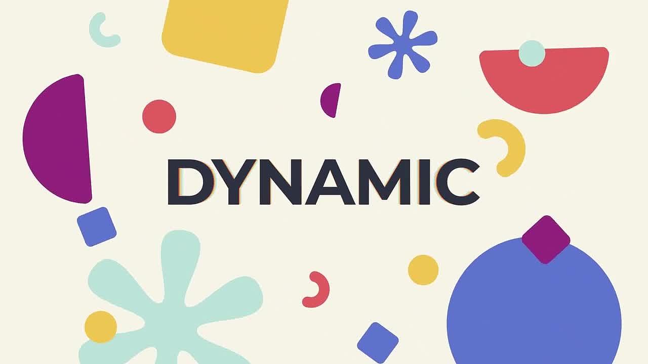 AE模板|艺术创意时尚动感可爱儿童综艺片头开场综艺