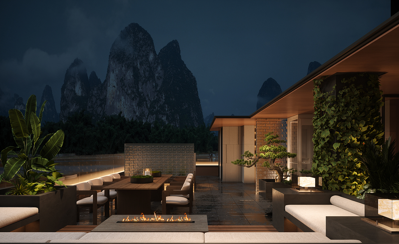 团队新做会所棋牌室（图ZMzUyMDExODYw） - 家装设计 - 站酷设计师鸿烨表现原创素材 - 站酷ZCOOL