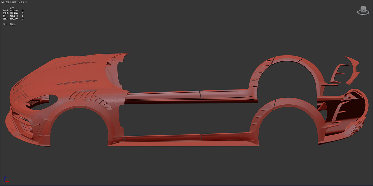 3ds-MAX套件模型制作