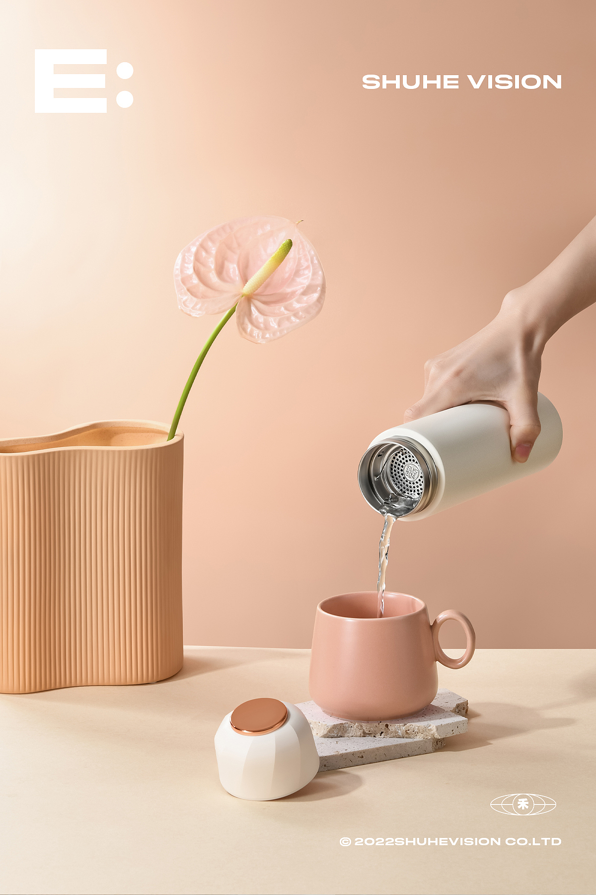 焖烧罐组合保温罐保温杯拍摄丨述禾集