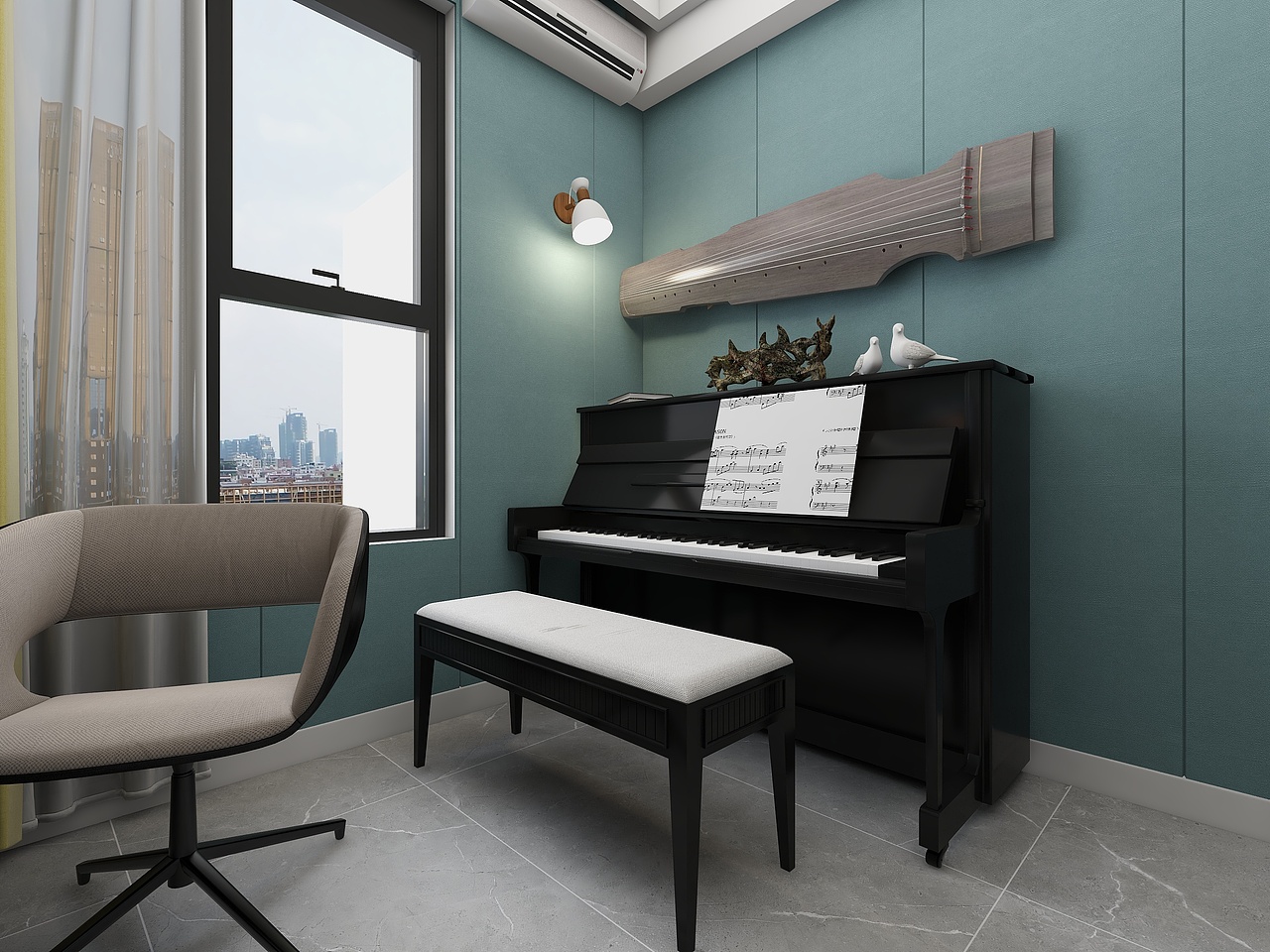 四川岳池御龙湾（111平方地中海三居室）（图ZMzE2ODgyMTEy） - 家装设计 - 站酷设计师设计师成爽原创素材 - 站酷ZCOOL