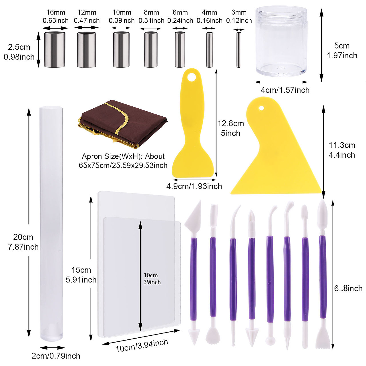 24件套软陶粘土工具