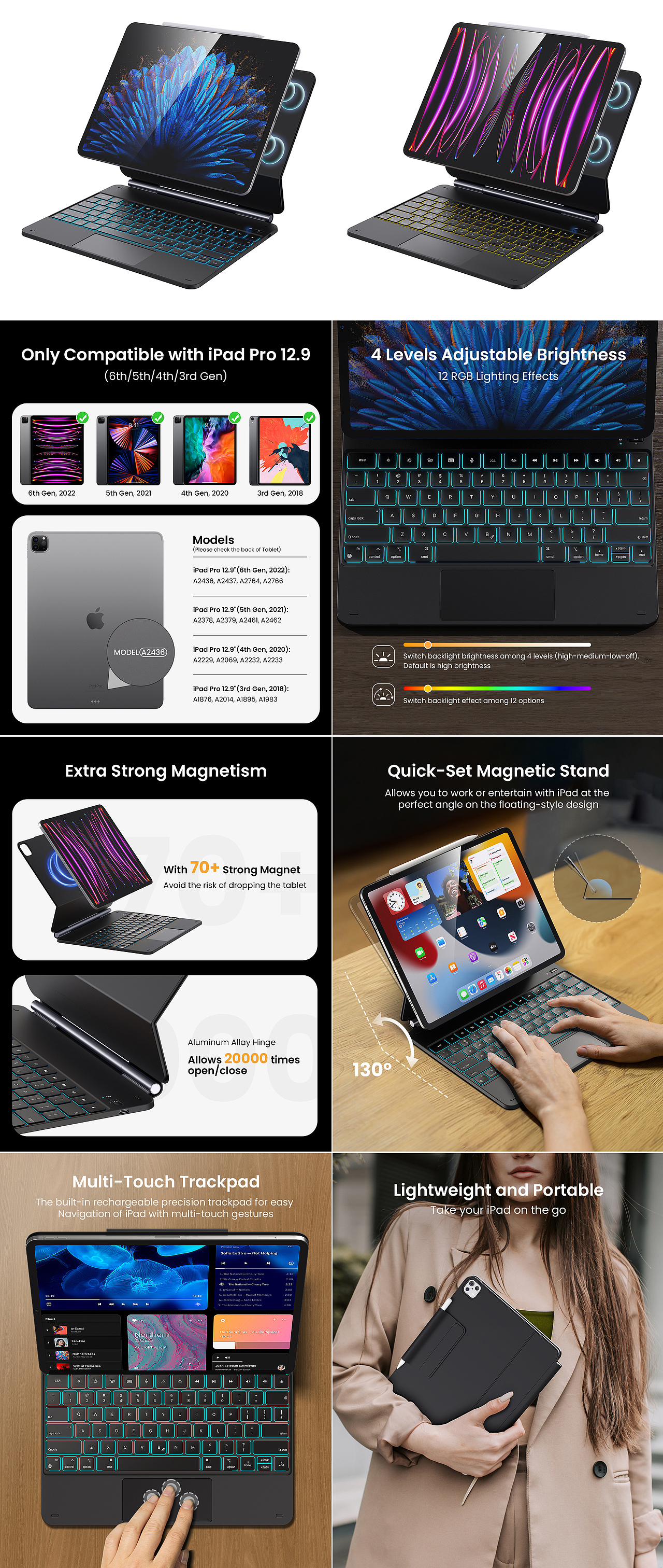 TAKB400 蓝牙 妙控键盘 渲染和套图