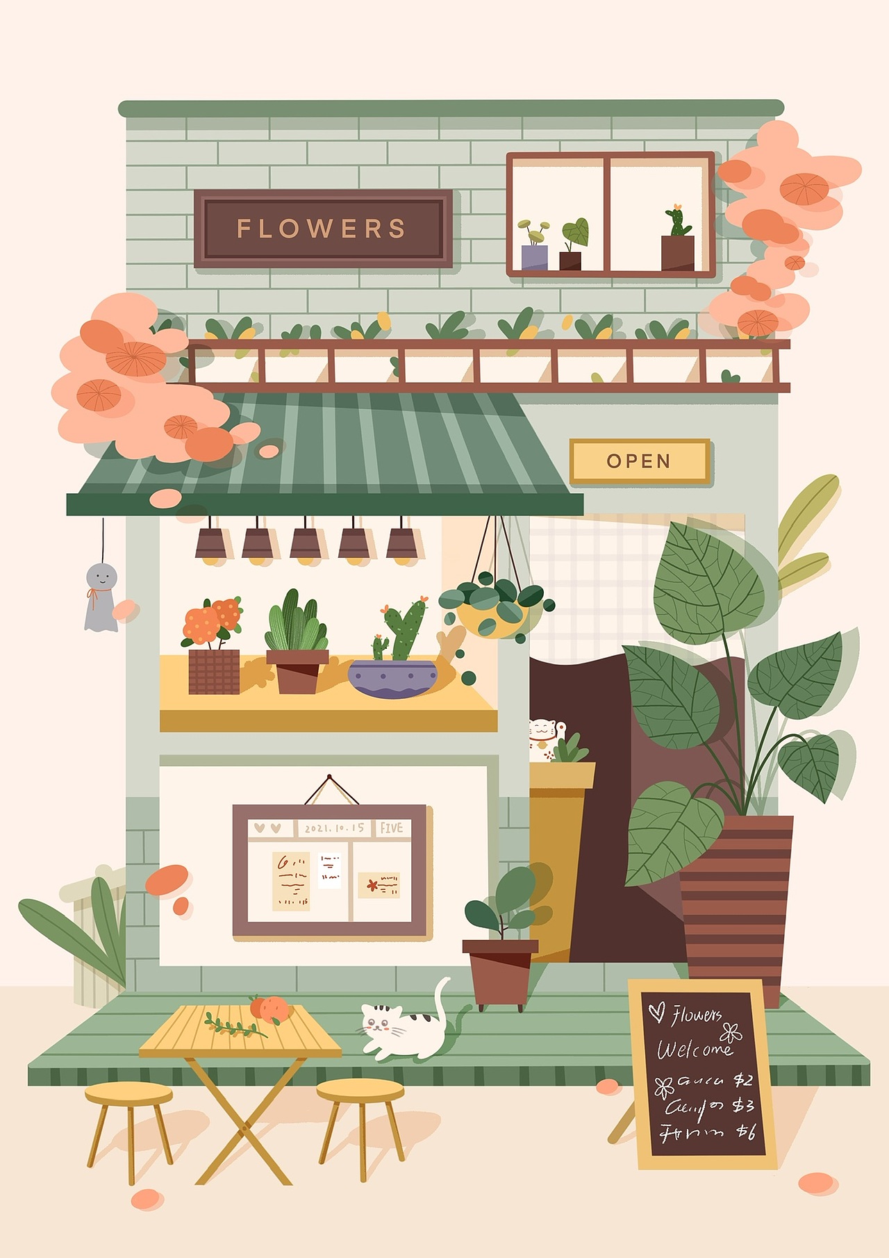 扁平风场景合集（图ZMzMyMTA5MjY0） - 创作习作 - 站酷设计师玩灰灰原创素材 - 站酷ZCOOL